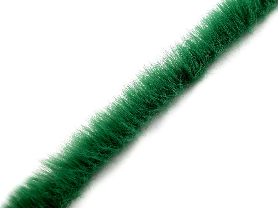 Odevný / dekoračný kožušinový prúžok šírka 1,5 cm- 1m