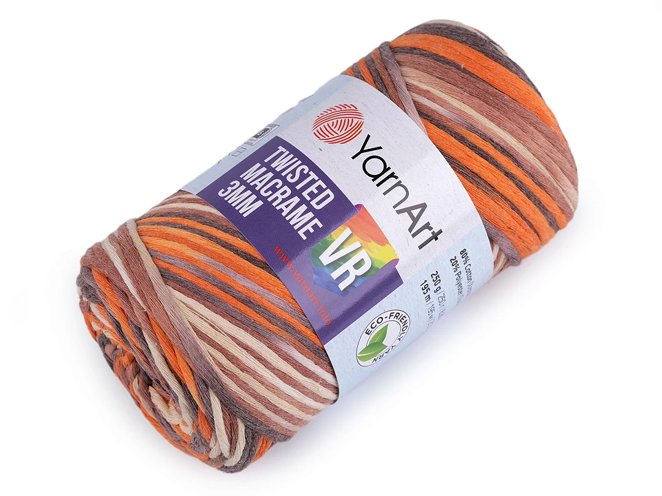 Pletacia priadza YarnArt Twisted Macrame 250g