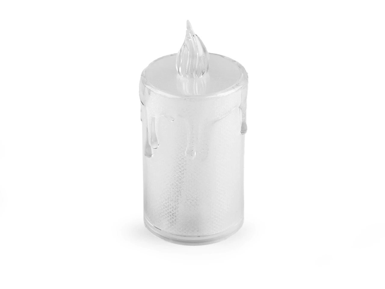 LED sviečka na baterky Ø3,6 cm- 4 ks