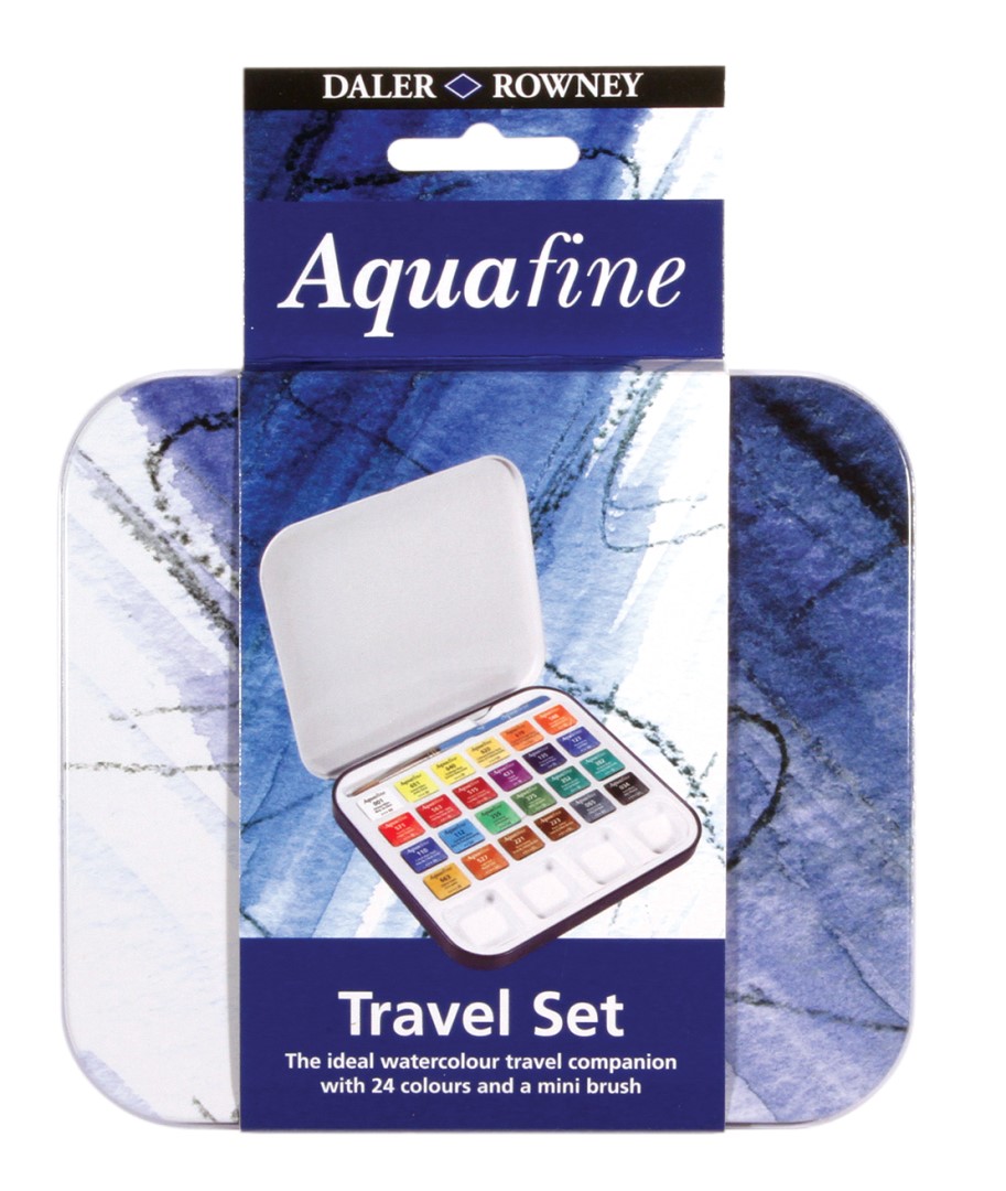D&R Aquafine akvarelová sada 24HP, štetec