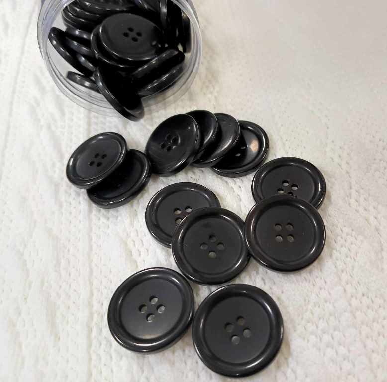 Gombík kabátový Ø25mm- 1ks