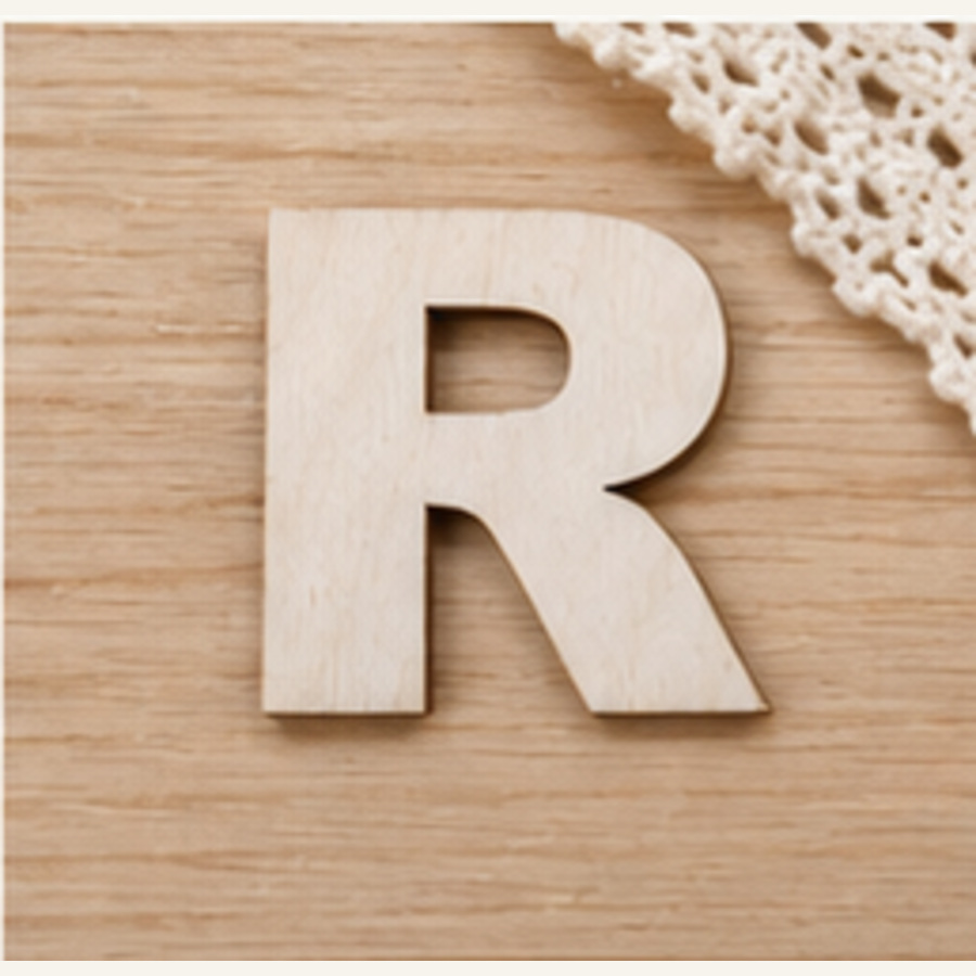 Drevené písmeno- 1ks