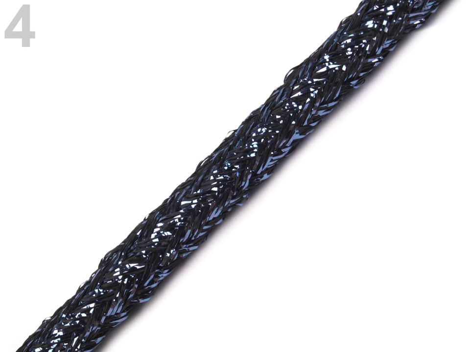 Šnúra Ø4 mm s lurexom - 5 m 