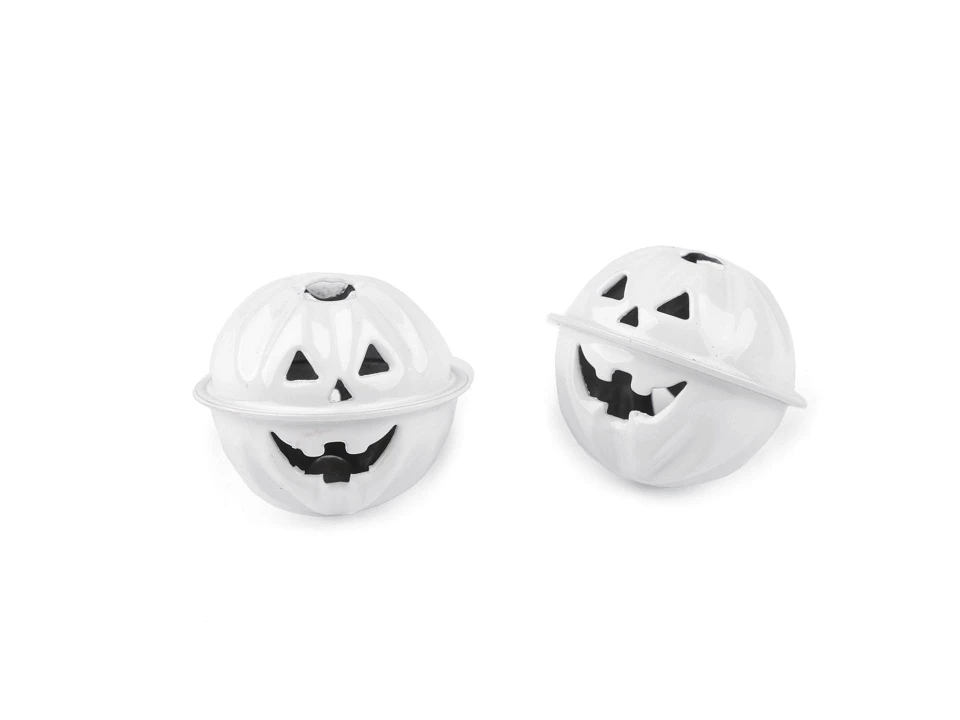 Rolnička tekvica halloween Ø30 mm- 2ks