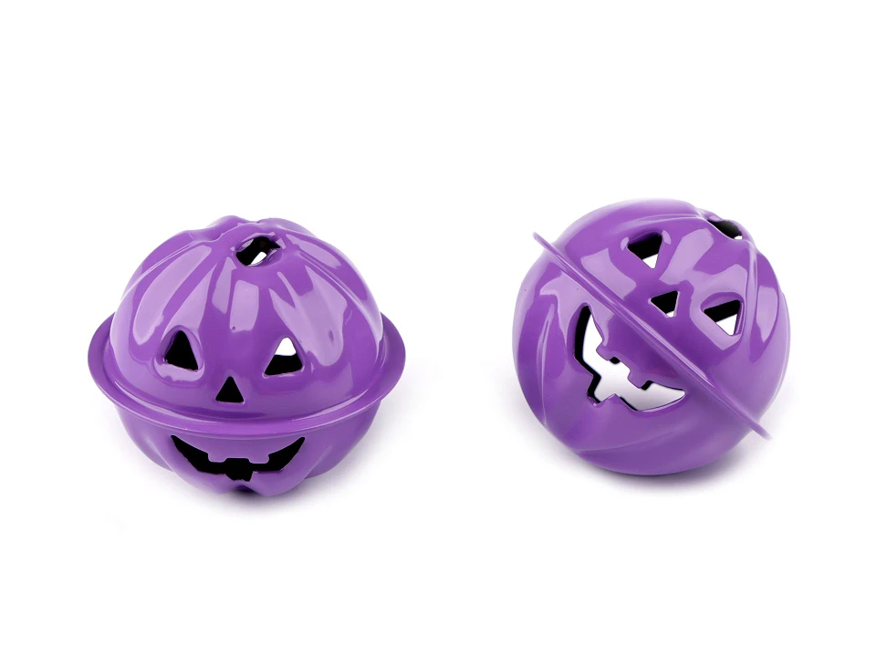 Rolnička tekvica halloween Ø40 mm- 2ks