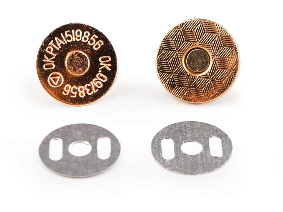 Magnetické zapínanie tenké Ø18 mm - 5 sada
