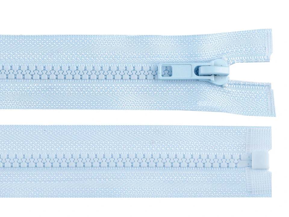 Kostený zips šírka 5 mm dĺžka 70 cm bundový -1ks