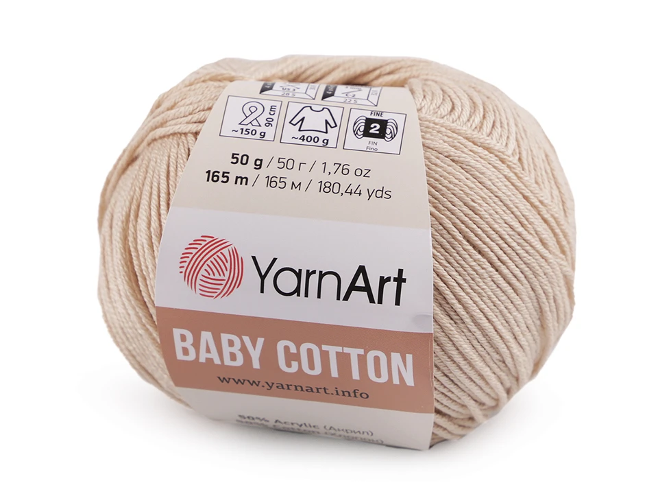 Pletacia priadza YarnArt Baby Cotton 50g