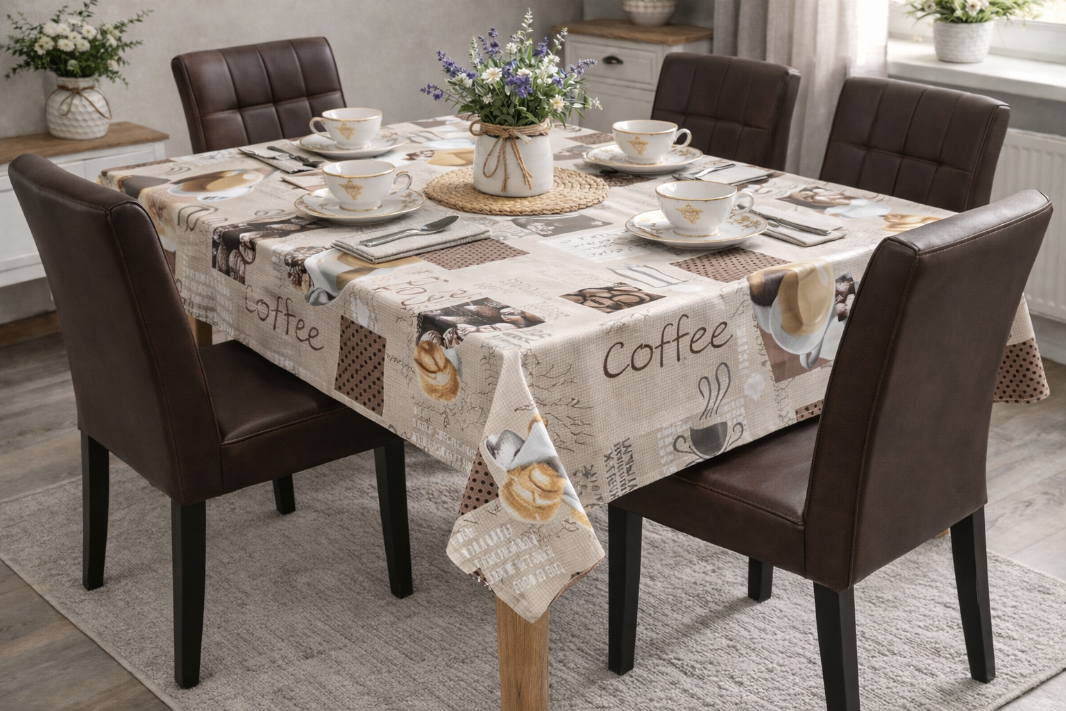 PVC OBRUSOVINA - COFFEE