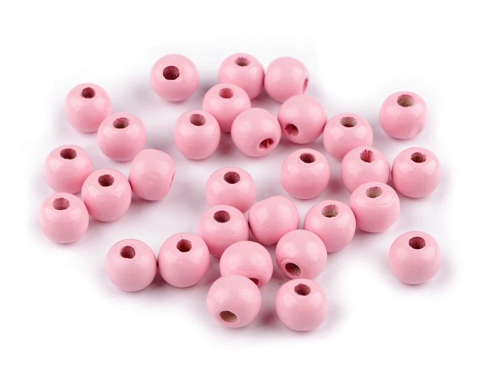 Drevené koráliky Ø10mm - 20g
