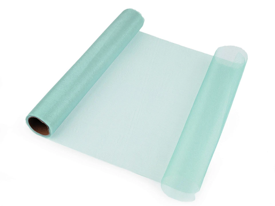Organza stredný lesk šírka 36 cm -balenie 9 metrov