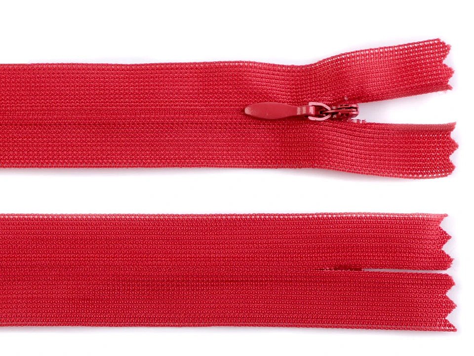 Špirálový zips skrytý šírka 3 mm dĺžka 40 cm dederon -1ks