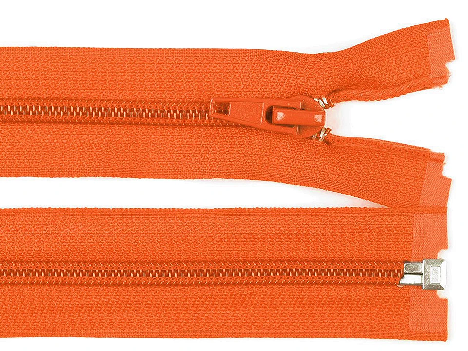 Špirálový zips šírka 5 mm dĺžka 40 cm bundový POL-1ks