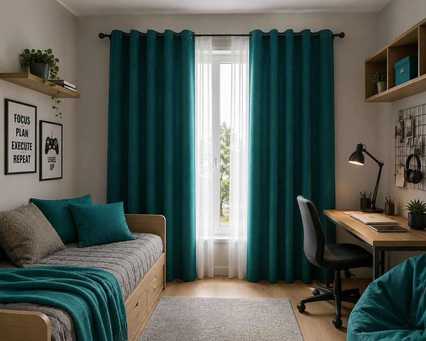 SOFT VELVET PERUGIA- TYRKYSOVÁ šírka 300cm!!!