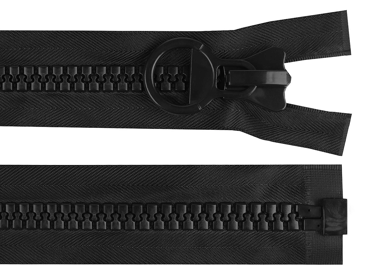 Kostený zips extra veľký No 20 dĺžka 55 cm- 1kus