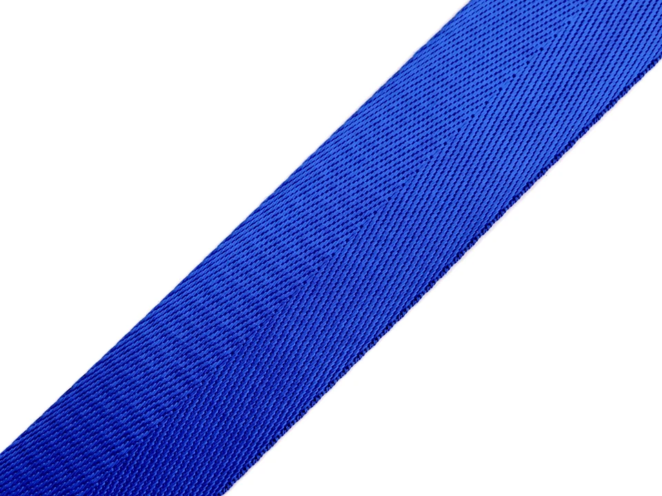 Hladký obojstranný popruh s leskom šírka 38 mm-1m