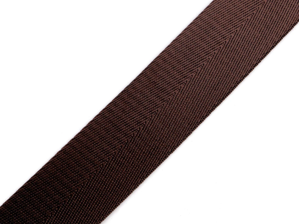 Hladký obojstranný popruh s leskom šírka 38 mm-1m