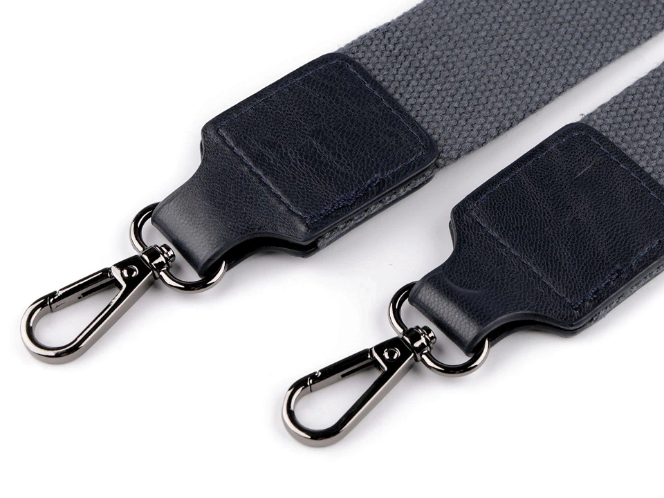 Textilná rúčka / popruh na tašku s karabínami 113 cm - 1 ks