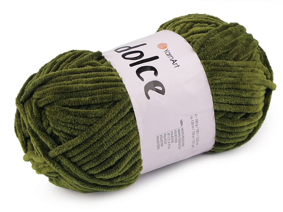 Pletacia ženilková priadza YarnArt Dolce 100g
