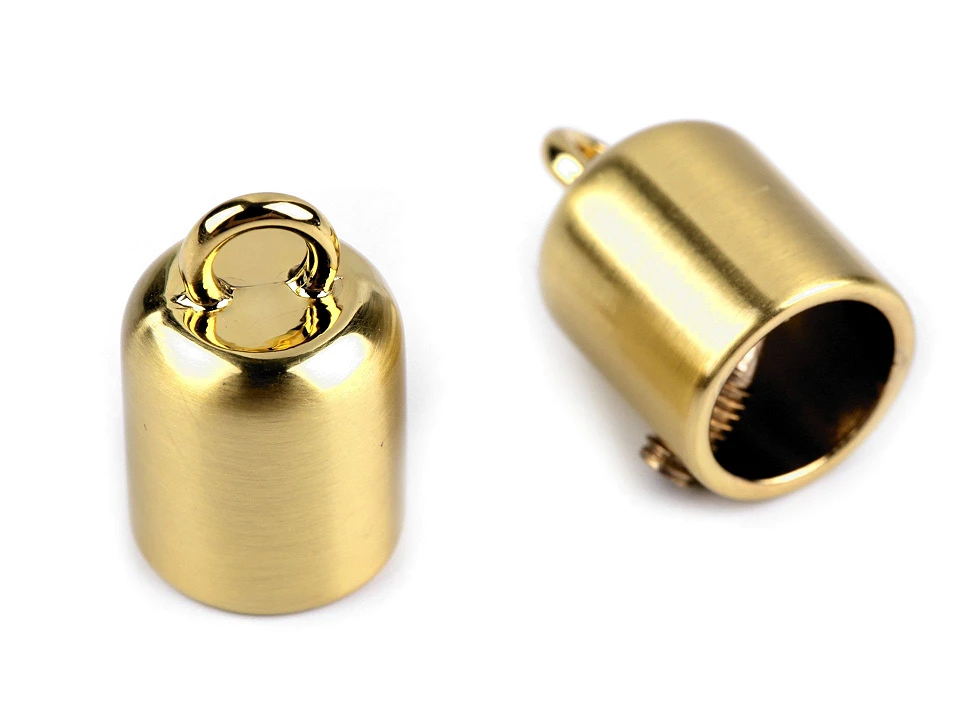 Kovová koncovka na šnúrky Ø9 mm - 10 ks