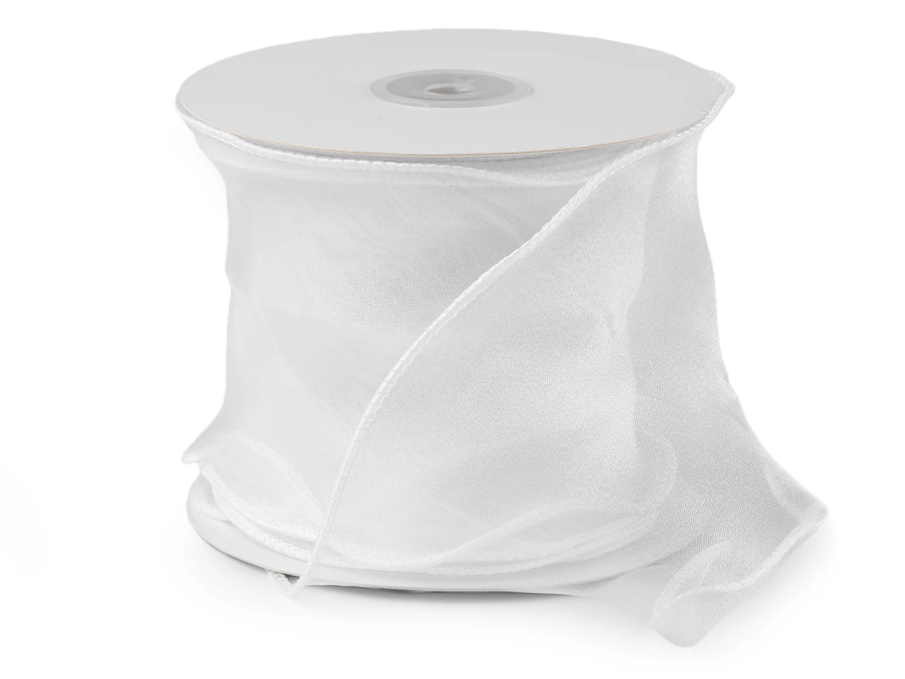Organzová stuha s perleťovým leskom šírka 10 cm- 9m