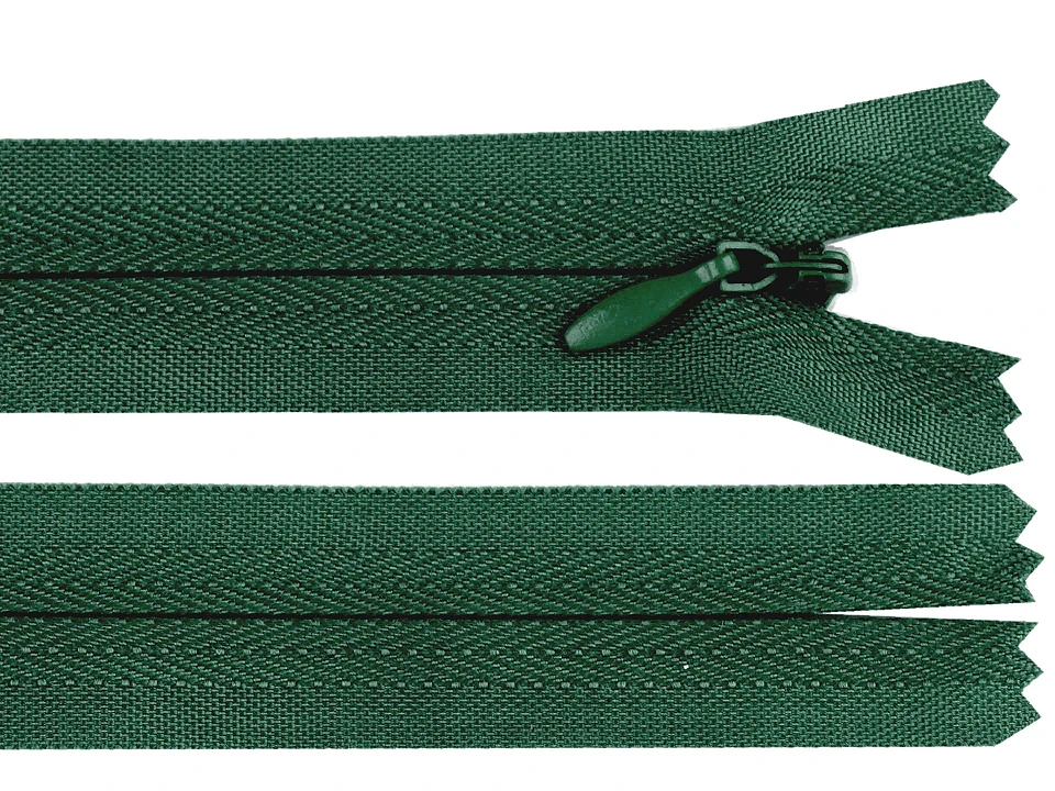 Špirálový zips skrytý No 3 dĺžka 35 cm- 1ks
