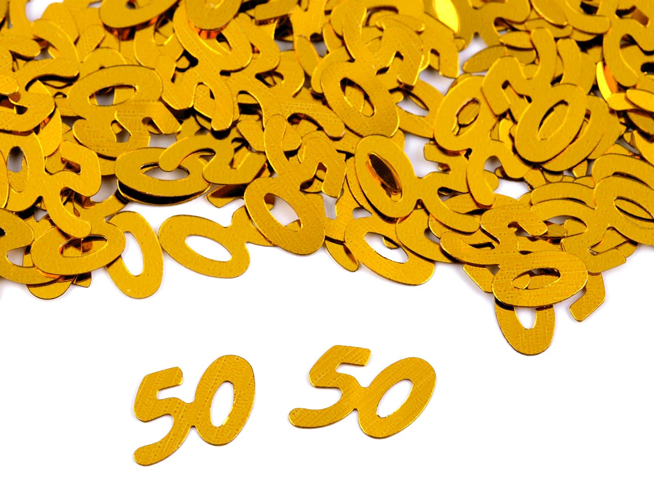Konfety čísla 50- na párty, narodeninové oslavy