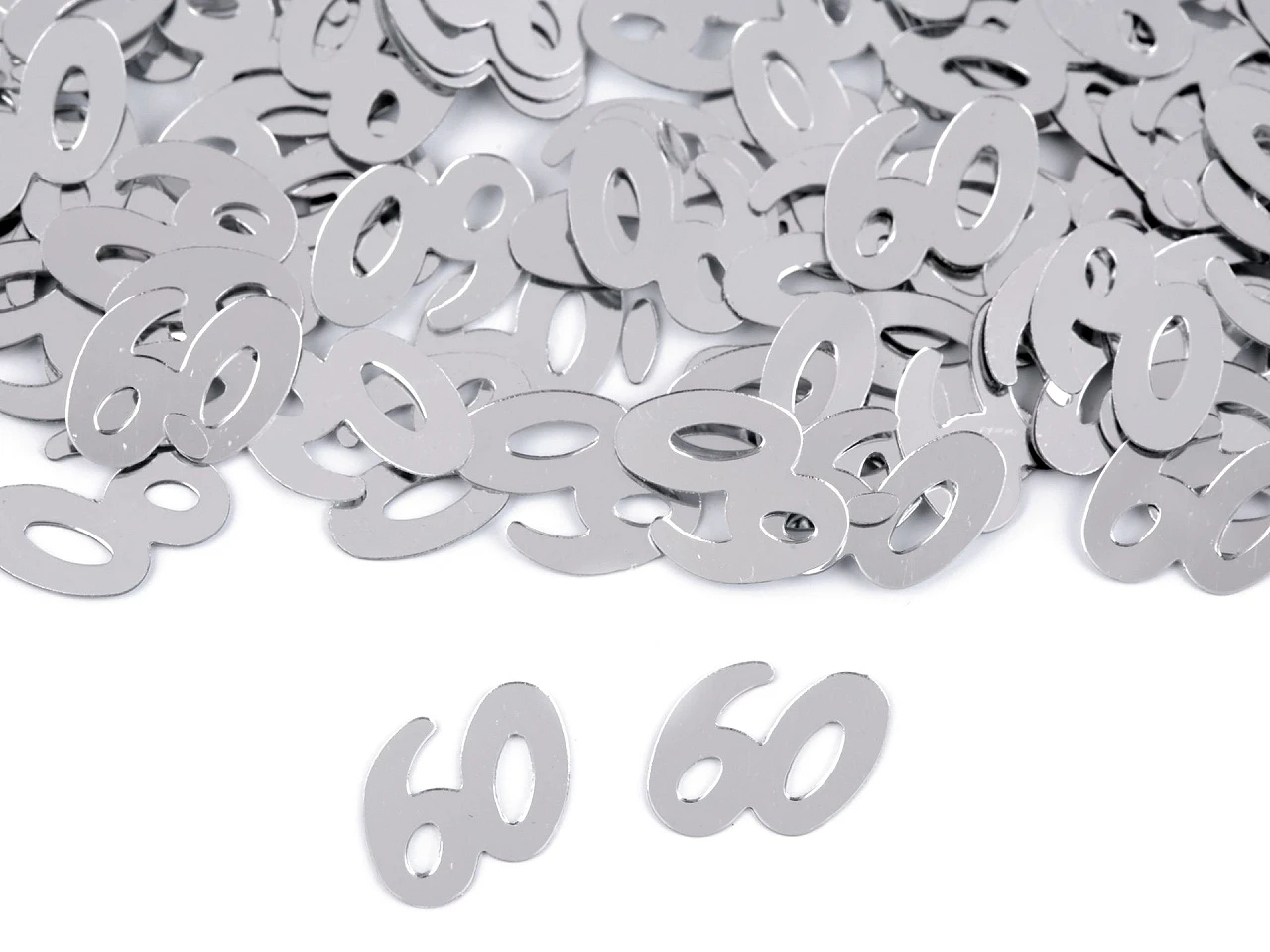 Konfety čísla 60- na párty, narodeninové oslavy