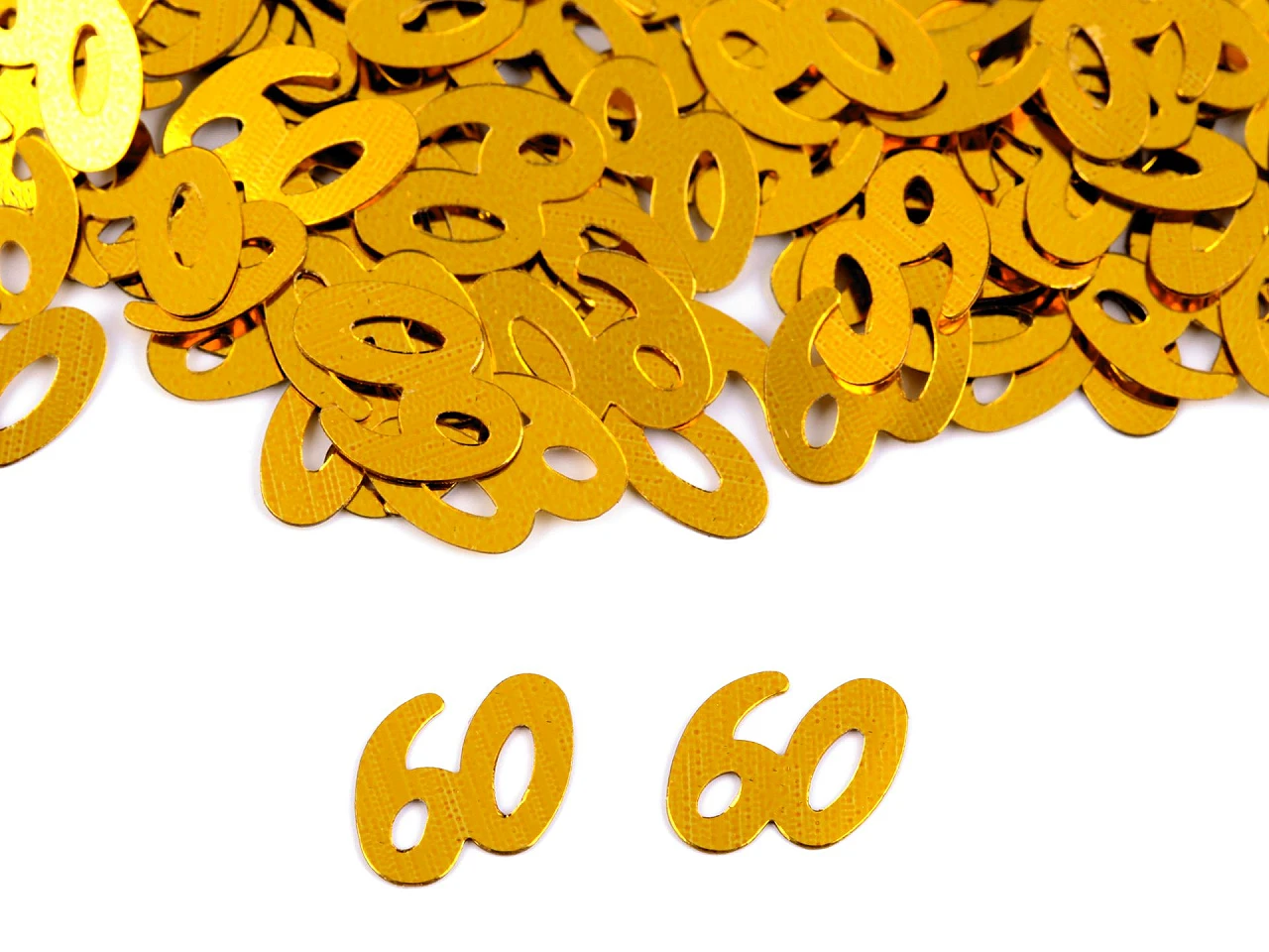 Konfety čísla 60- na párty, narodeninové oslavy
