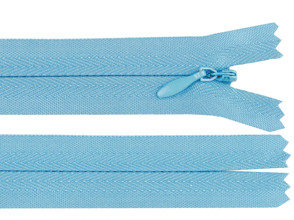 Špirálový zips skrytý No 3 dĺžka 30 cm- 1ks