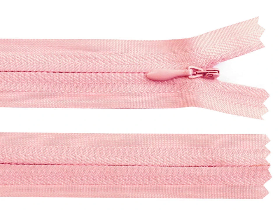 Špirálový zips skrytý No 3 dĺžka 18 cm- 1ks
