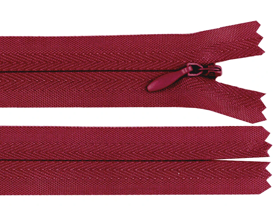 Špirálový zips skrytý No 3 dĺžka 18 cm- 1ks