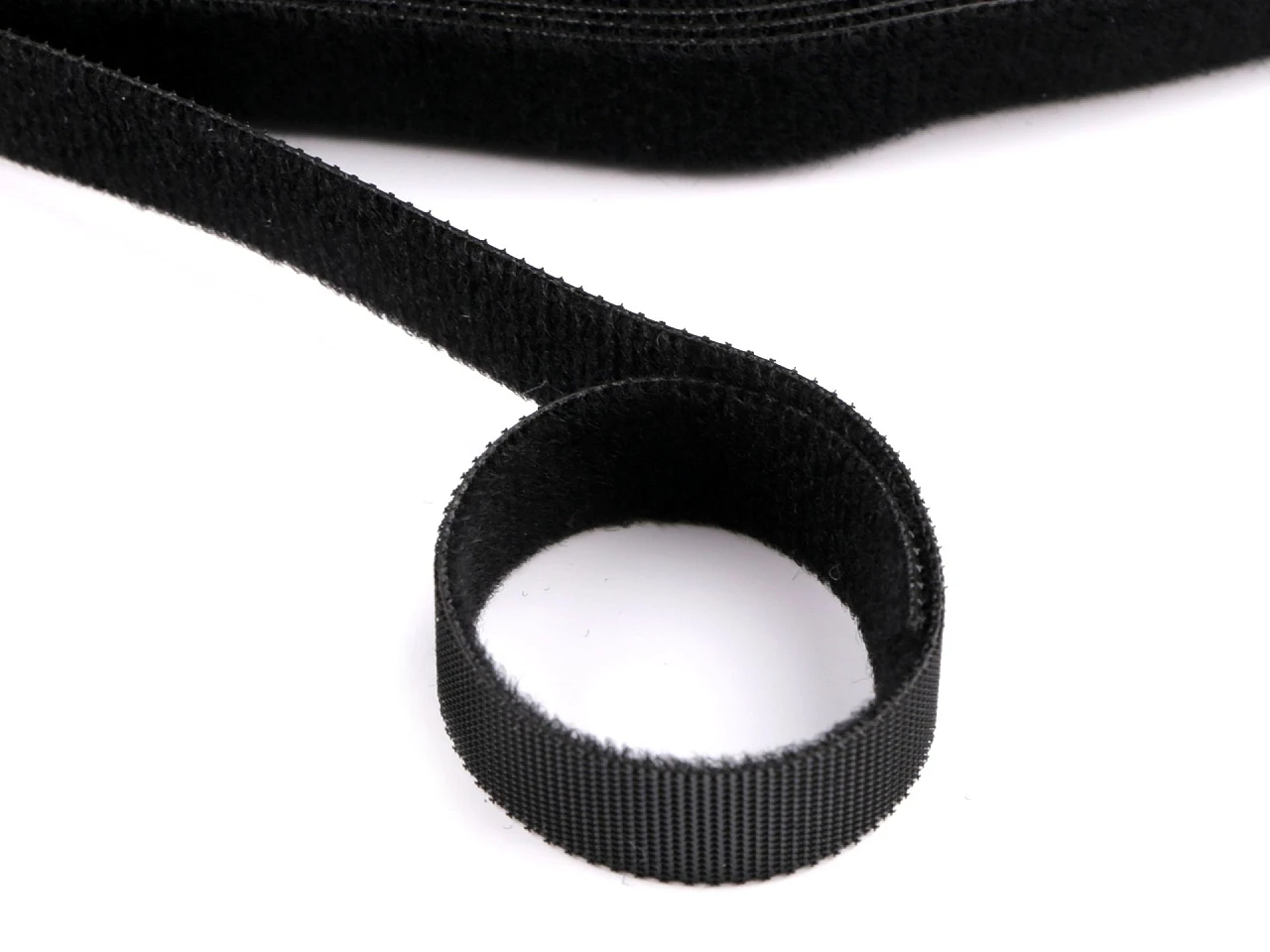 Nízkoprofilový suchý zips šírka 15 mm obojstranný, pre domácnosť a záhradu- 1m