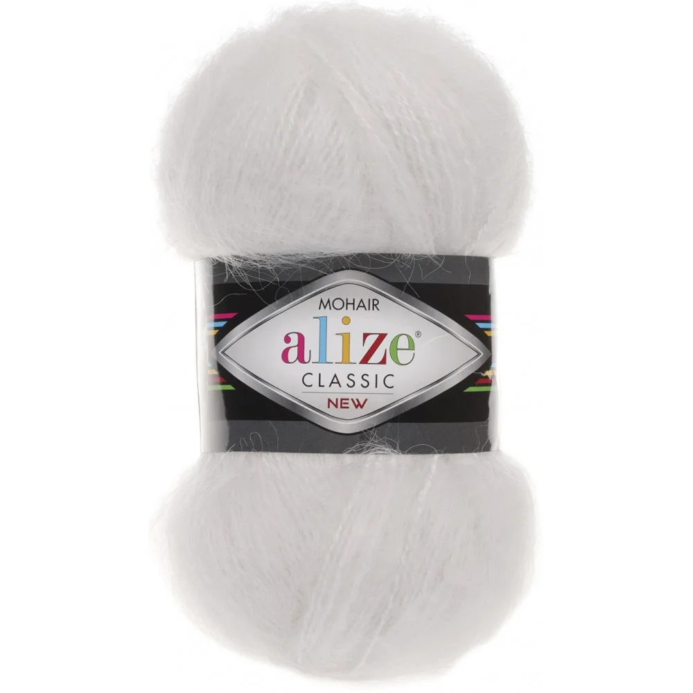 Pletacia priadza Alize Mohair classic new 100g