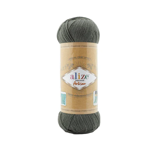 Pletacia vlnená ponožková priadza Alize Superwash Artisan 100g