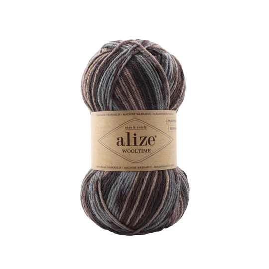 Pletacia ponožková priadza Alize Wooltime 100g