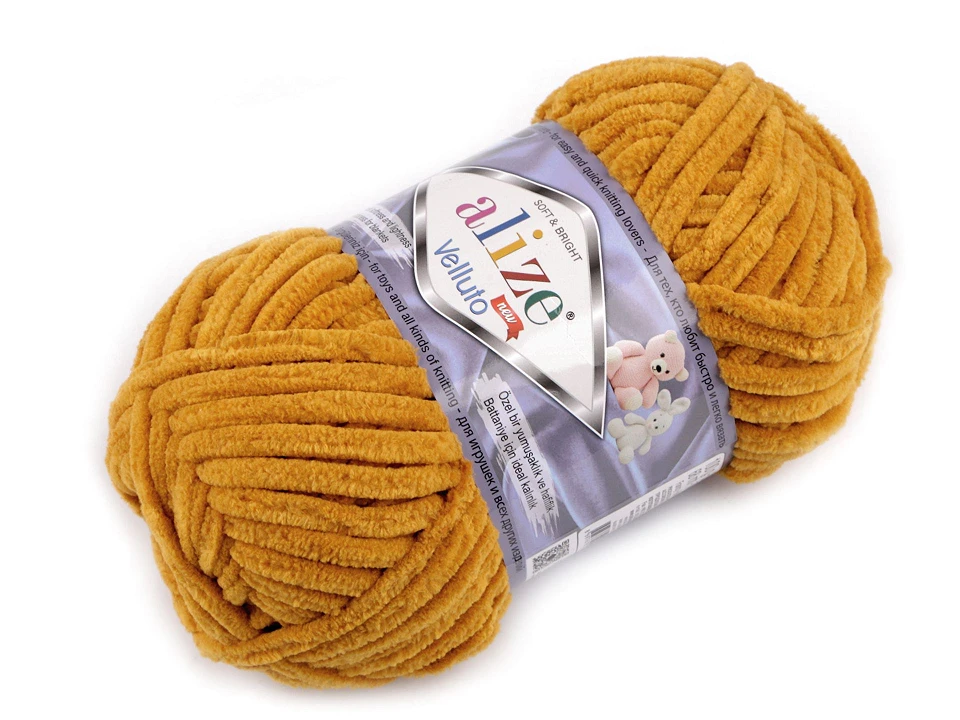 Pletacia ženilková priadza Alize Velluto 100 g
