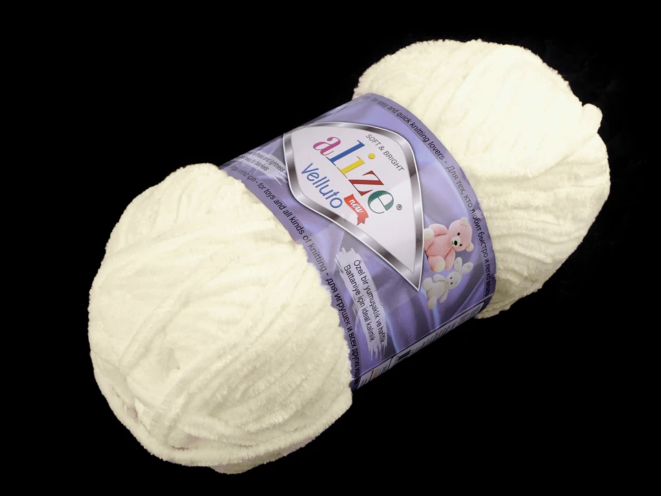 Pletacia ženilková priadza Alize Velluto 100 g