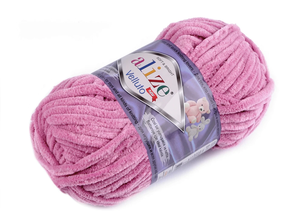 Pletacia ženilková priadza Alize Velluto 100 g