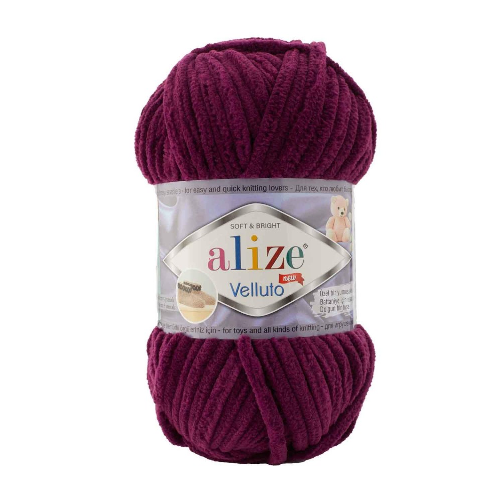 Pletacia ženilková priadza Alize Velluto 100 g