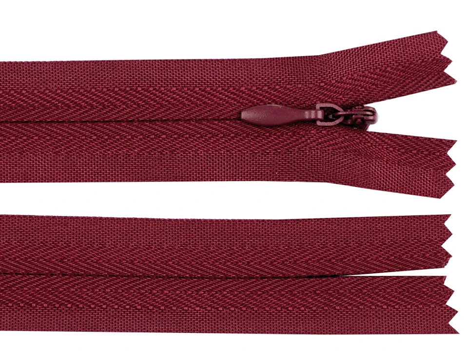 Špirálový zips skrytý No 3 dĺžka 20 cm- 1ks