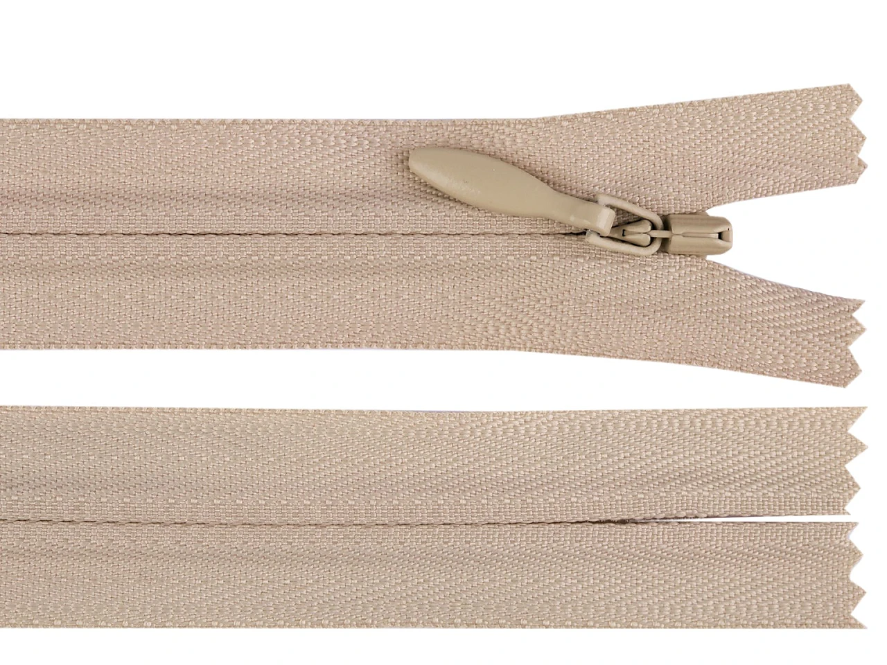 Špirálový zips skrytý YKK No 3 dĺžka 50 cm- 1ks