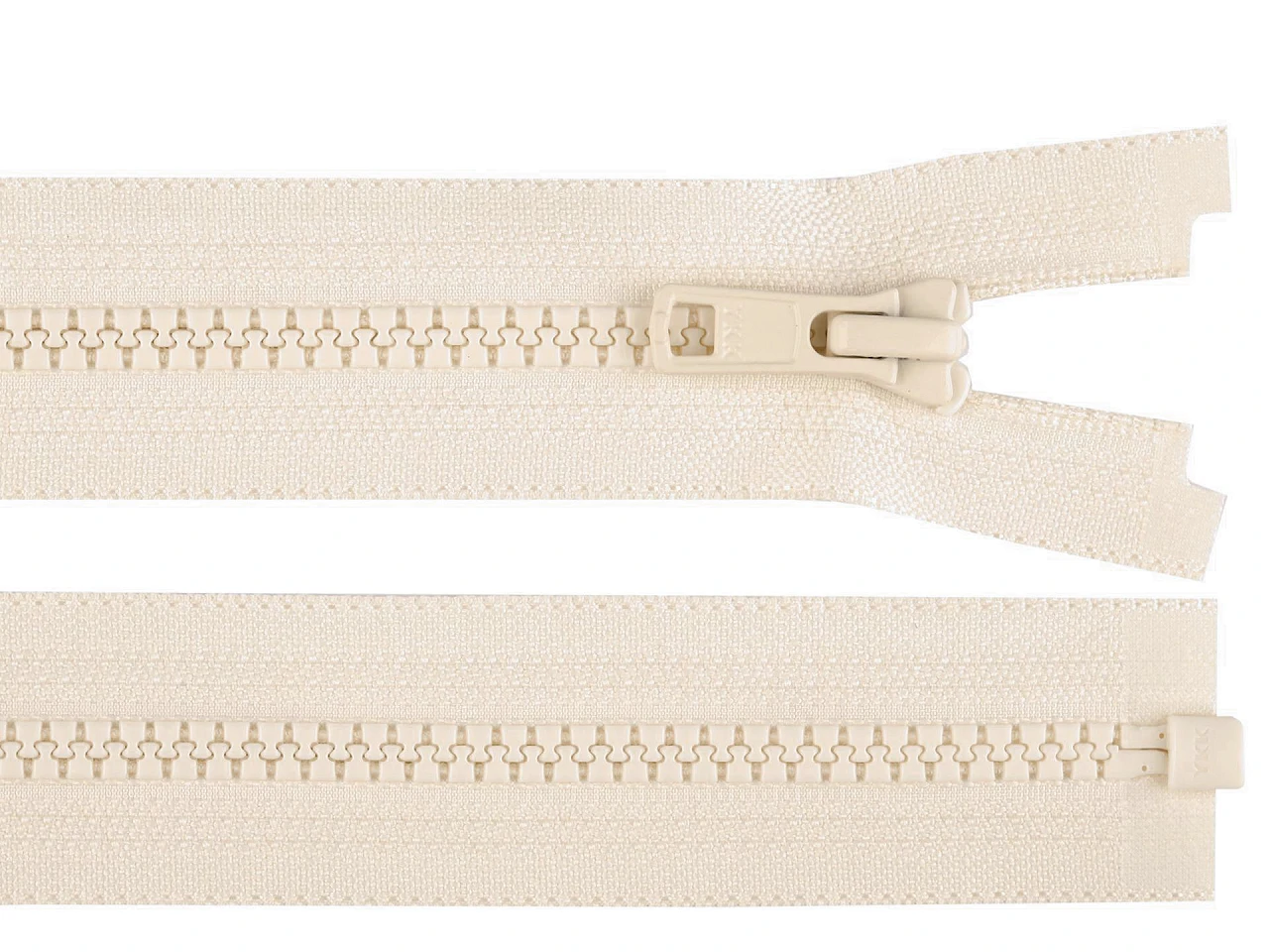 Kostený zips YKK No 5 dĺžka 80 cm bundový- 1ks