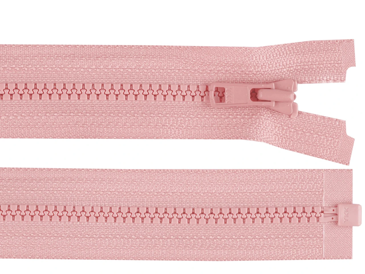 Kostený zips YKK No 3 dĺžka 55 cm- 1ks
