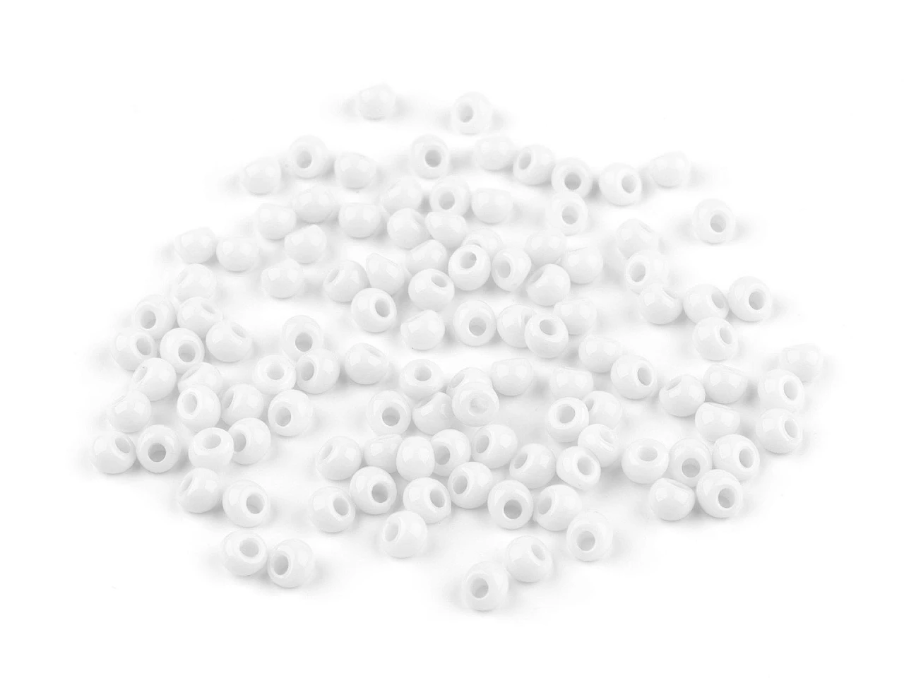 Plastové koráliky kvapky 4,7x5,3 mm- 10g