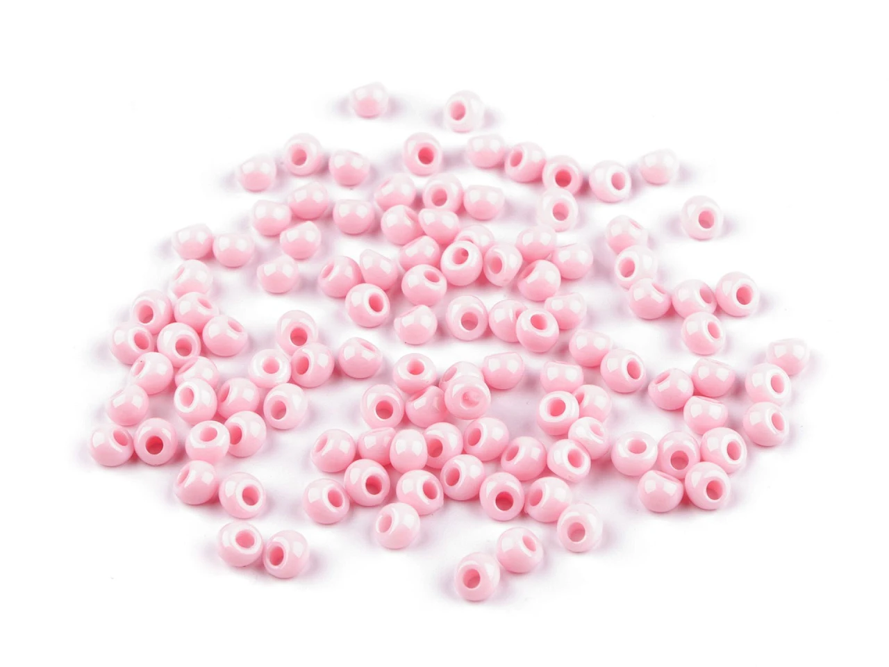 Plastové koráliky kvapky 4,7x5,3 mm- 10g