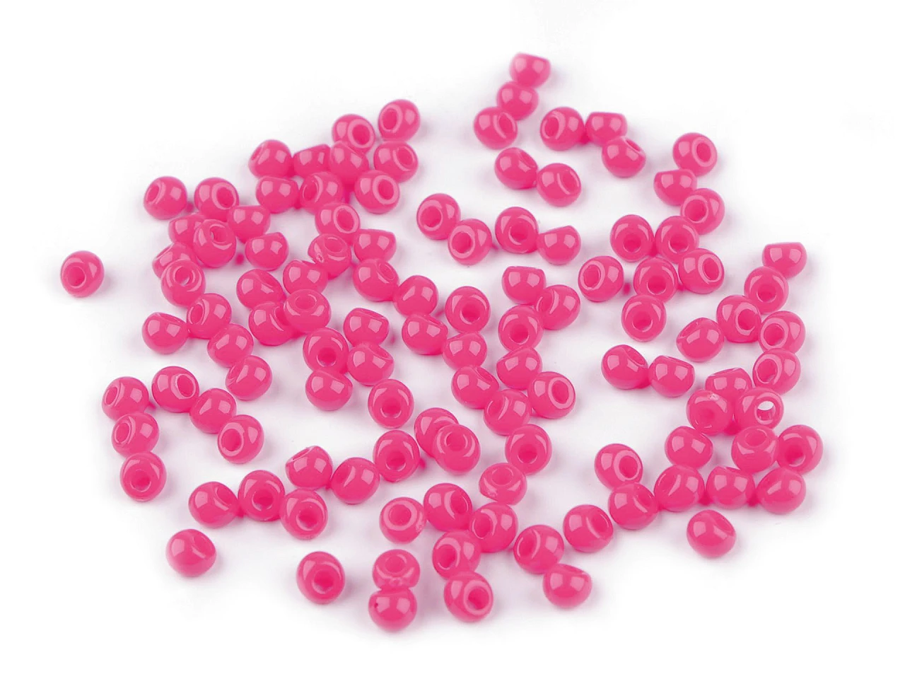 Plastové koráliky kvapky 4,7x5,3 mm- 10g