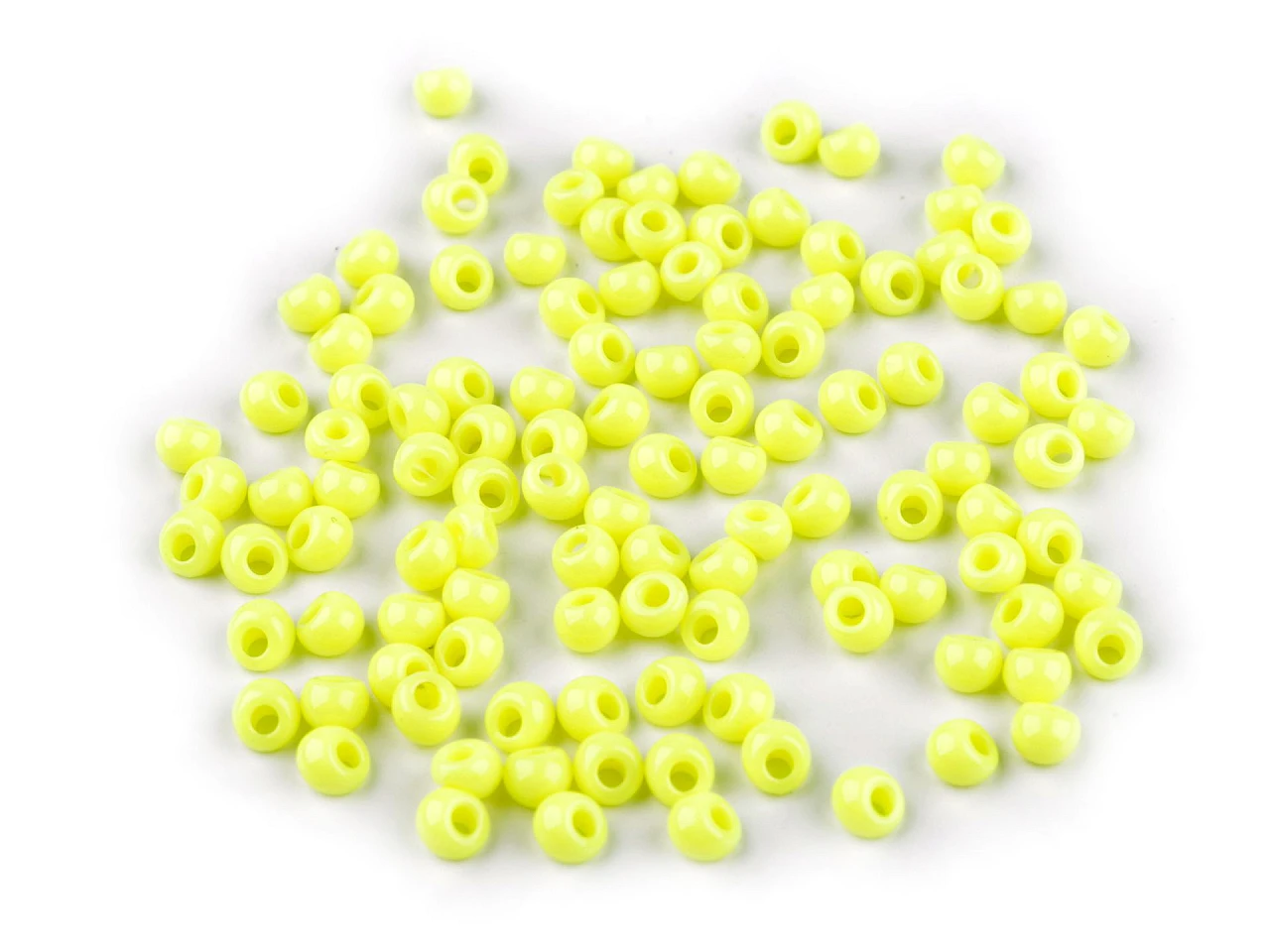 Plastové koráliky kvapky 4,7x5,3 mm- 10g
