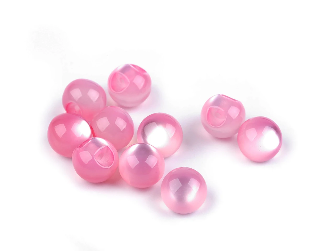 Perla na našitie / gombík mačacie oko Ø10 mm- 10ks