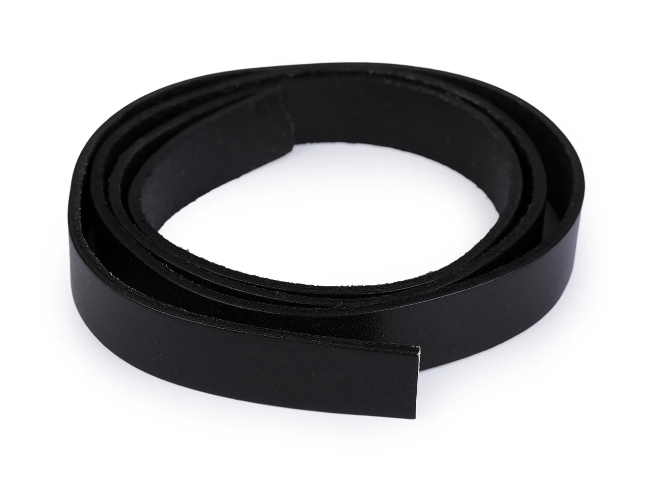 Kožený popruh / ucho na tašky - polotovar šírka 20 mm